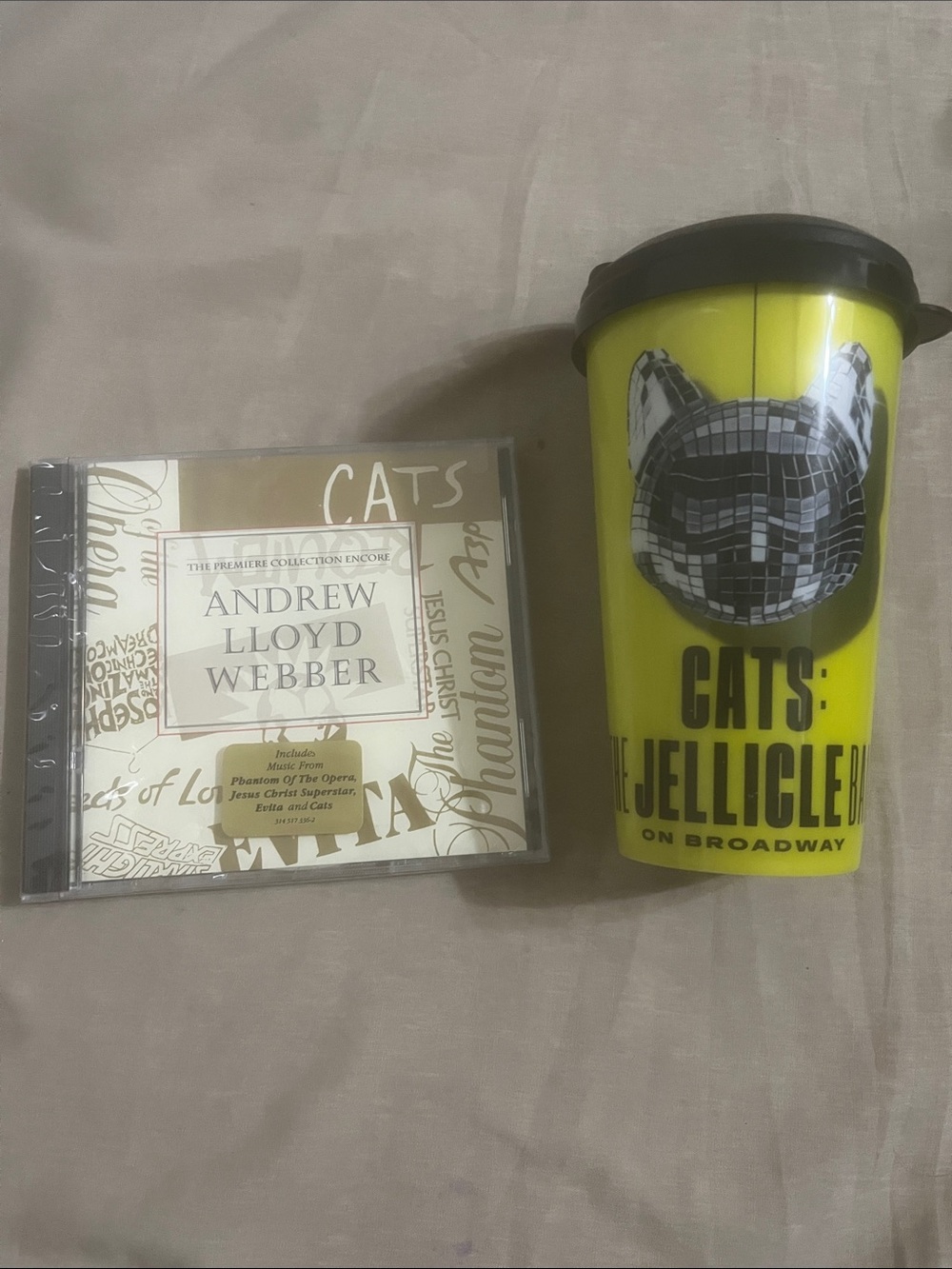 CATS New Cup Mug & Soundtrack Jellicle Ball Phantom Andrew Lloyd Webber Broadway